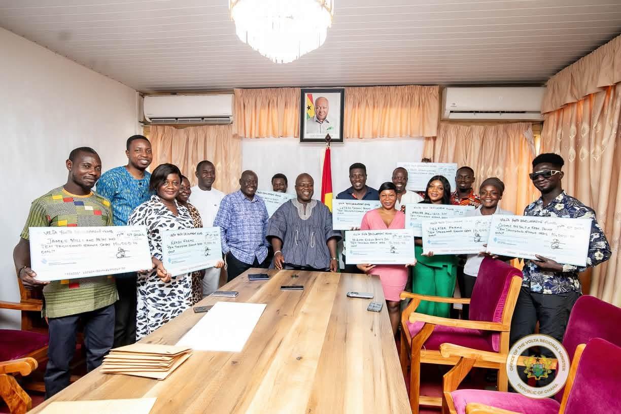 James Gunu Launches First Disbursement of Volta Youth Development Fund, Awards GH¢10,000 to 10 Young Entrepreneurs